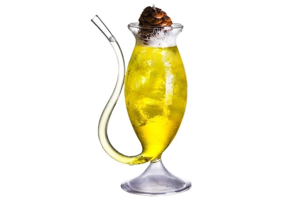 Weird shaped store drinking glasses